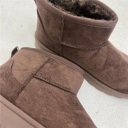 stivaletti in simil camoscio platform